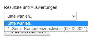 Resultate und Auswertungen KNW FaGe